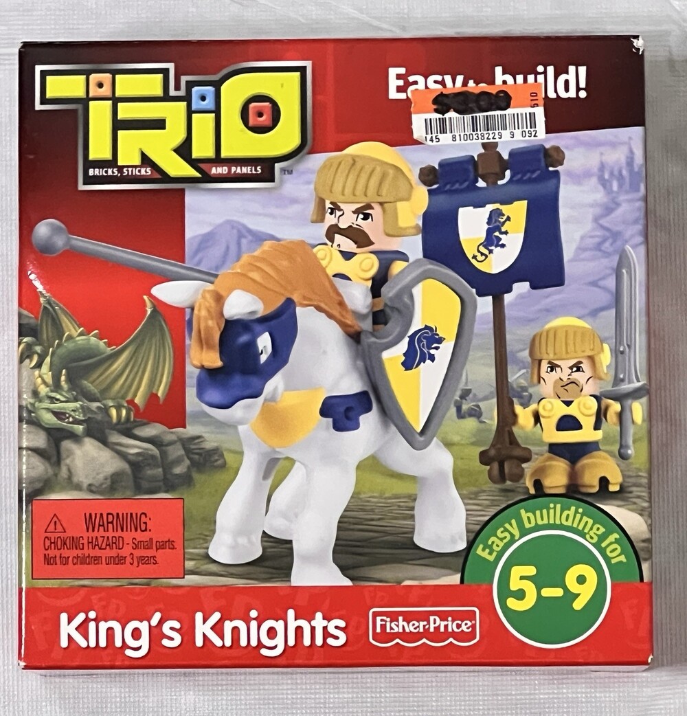Fisher-Price TRIO King's Knights Set T0794 Complete Discontinued Castle Toy
